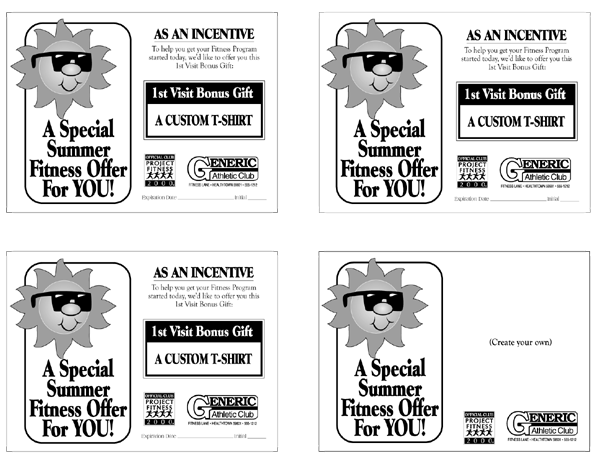 1st visit incentive cards