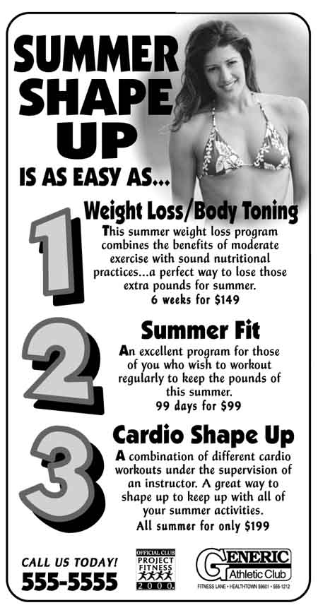 Summer shape up with girl