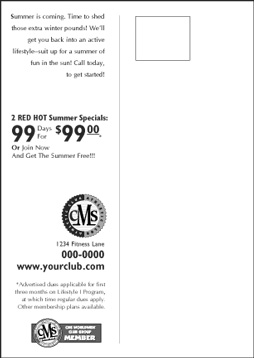 Sm Post 1 card -back